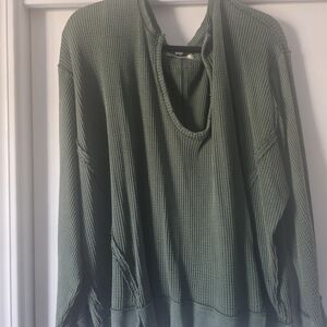 We The Free Olive Knit Sweater